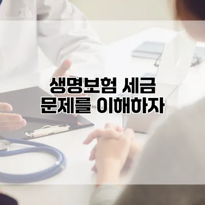 생명보험 세금 문제를 이해하자