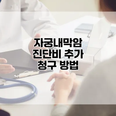 자궁내막암 진단비 추가 청구 방법